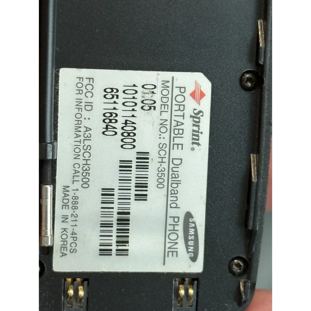 Samsung SCH-3500 Vintage - No Sim Card -‎ Untested, No Power Cord